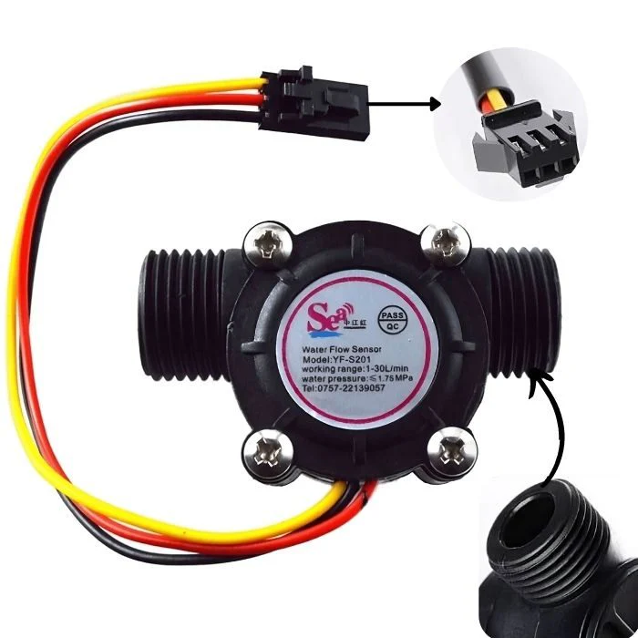 WATER FLOW SENSOR 1/2-INCH YFS201 - Image 2