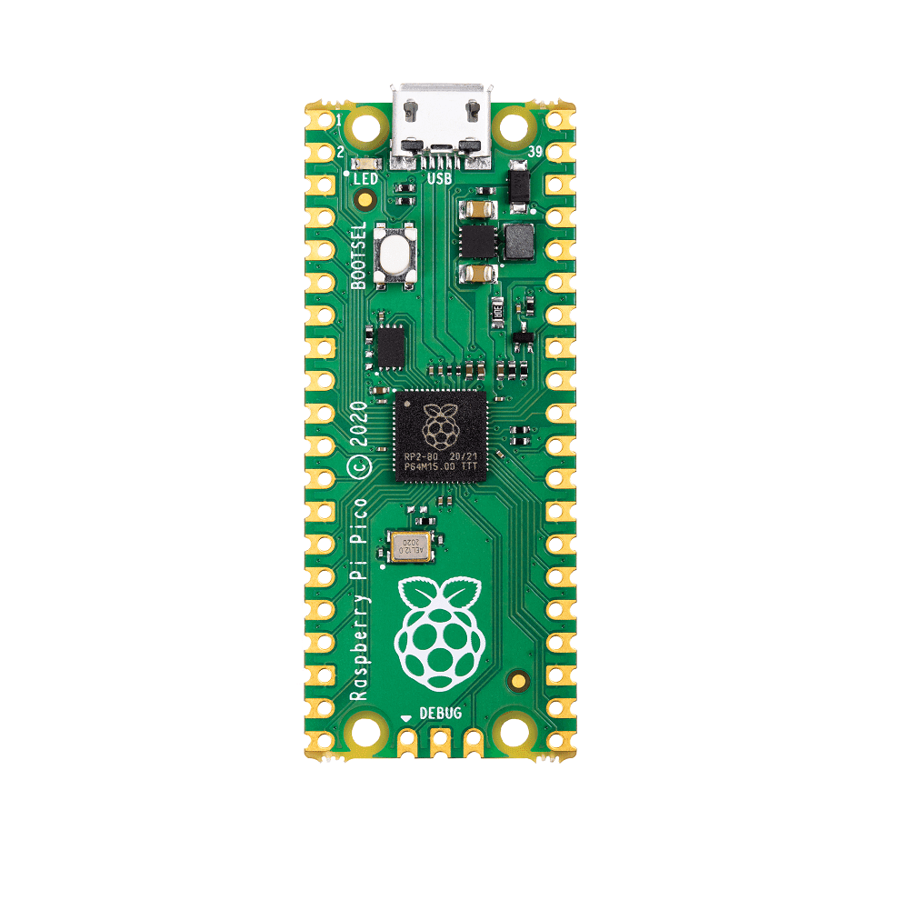 Raspberry PI Pico with Headers and Micro USB Cable - Image 4